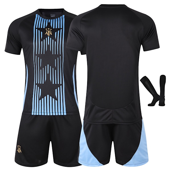 2024-2025 Argentina fotbollsuniform nr 10 Messi nr 11 Di Maria America's Cup träningsdräkt Jersey set{HONGDE} Size 10 socks #24