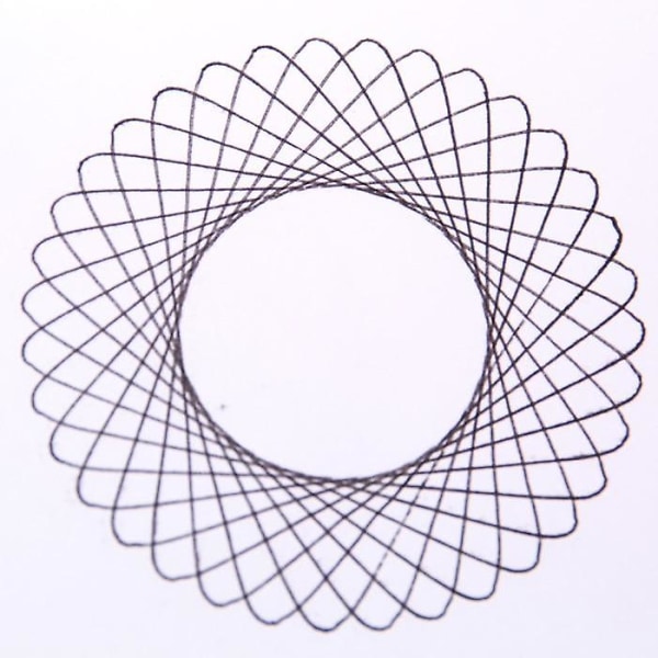 Spirograf geometrisk lineal til studerende