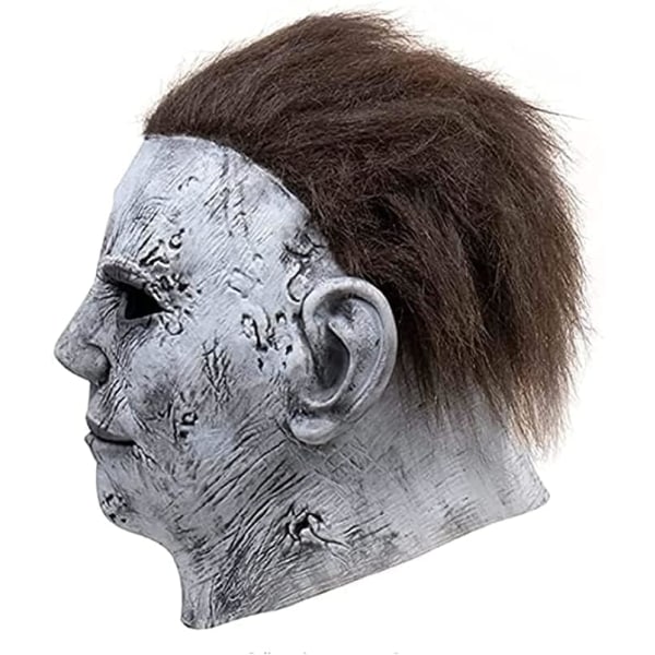 Senua Michael Myers Mask Halloween Latex Skräckmask Full Head Deluxe Michael Myers 2022