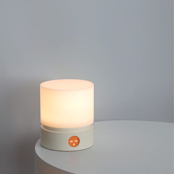 Nattlampe med timer LED nattbordslampe bordlampe White