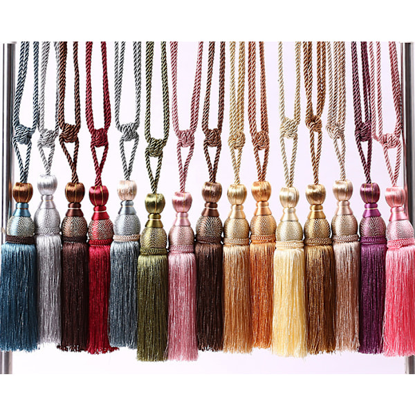 Dekorativa gardinkulor Tassel-fästen - Fönstergardiner Tassel-rep B
