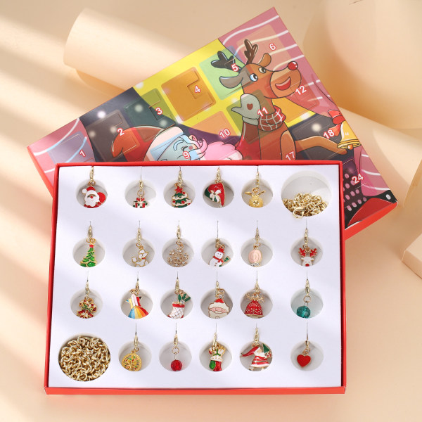 Julklapp Nedräkningslåda DIY Pärllåda Julgåva
