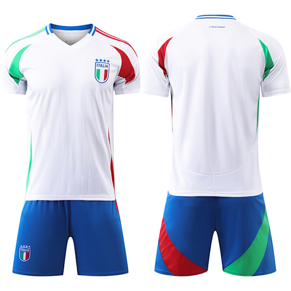 2024-2025 Italiensk fotbollsuniform Nr.3 Dimarco Europeiska Cupen tröja set{HONGDE} Home No. 3 + socks #24