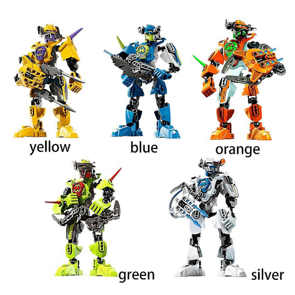 Star Warrior Soldater Helte Factory Bionicle Surge Evo Stringer Robot Figurer Byggeklodser Brikker Børnelegetøj orange