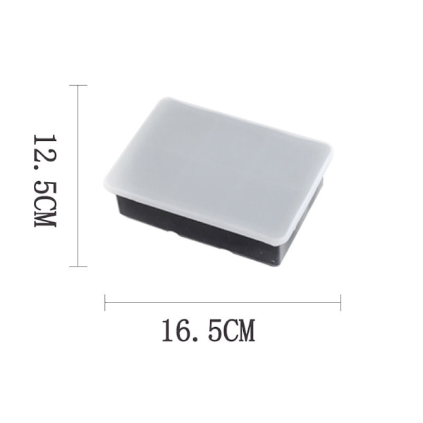 Silikon isbitmaskin, isball, isbitform, firkantet, 12,5*16,5cm