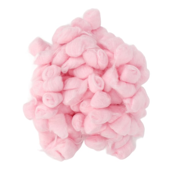Hamster Bomull Bollar Vinter Varma Mjuk Husdjursbädd Bomull Bollar för Hamster Syrisk Hamster Chinchilla Rosa