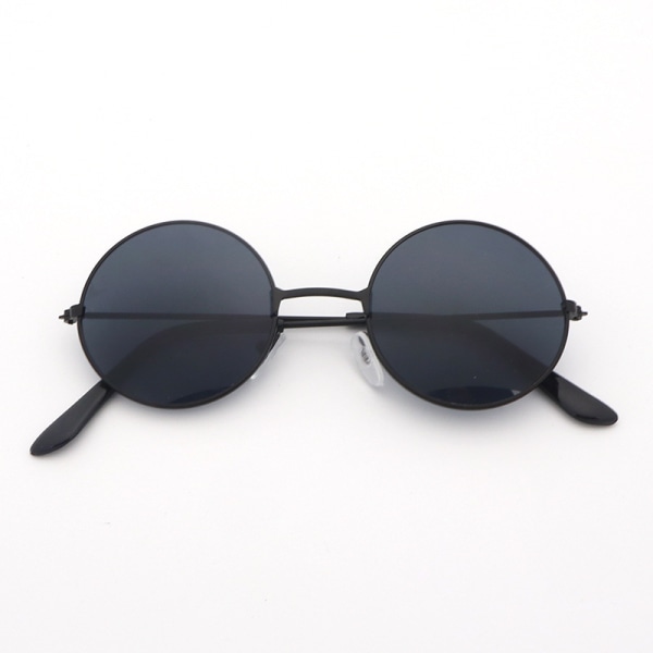 1 stk Retro små runde polariserte solbriller for menn kvinner