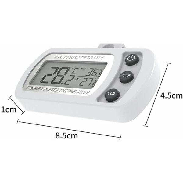 Kyltermometer, termometer med krok, max/min-registrering