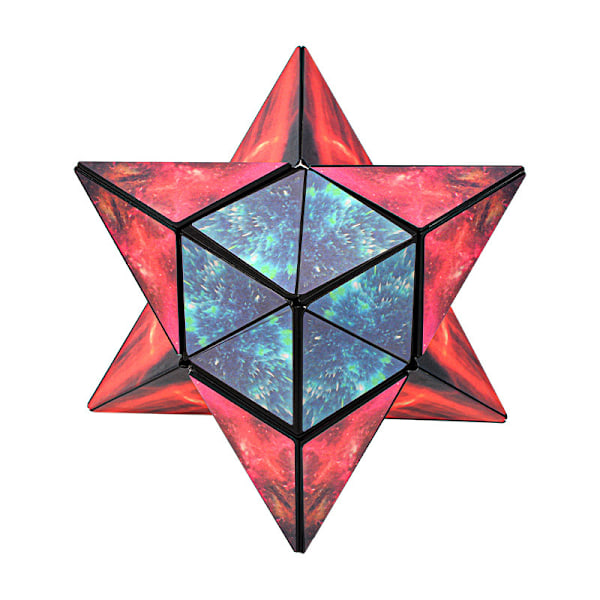 Magneettinen 3D-kääntöpalapelin kuutio Rubikin kuutio