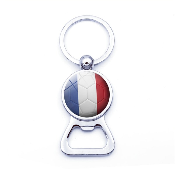 2st metallnyckelring 2022 fotbolls-VM-nyckelring-Frankrike