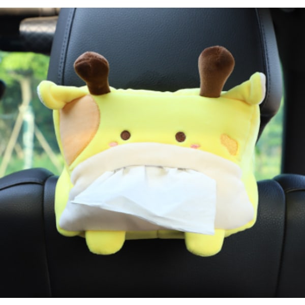 Bil Tissue Box Cartoon blød serviet Tissue Paper Holder-baby hjort