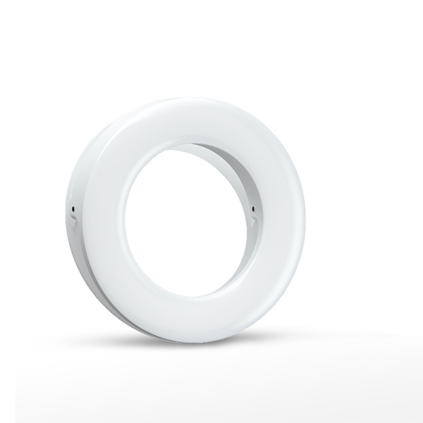 Selfie Ring Light, Clip-on Ring Light med 40 LED'er (Hvid)