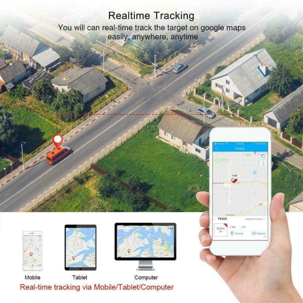 GPS Bil Tracker 53x23x47mm