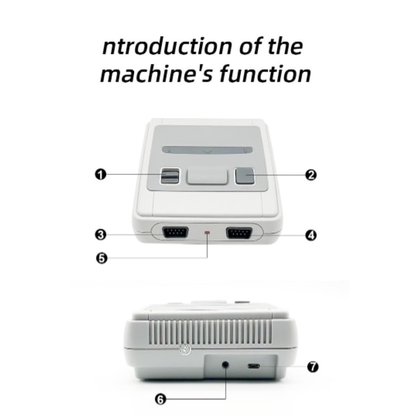 grå och vit maskin nätverk TV-spelkonsol mini 8 bit