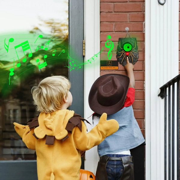 Halloween-ovikellon koristelu Horror Doorbell