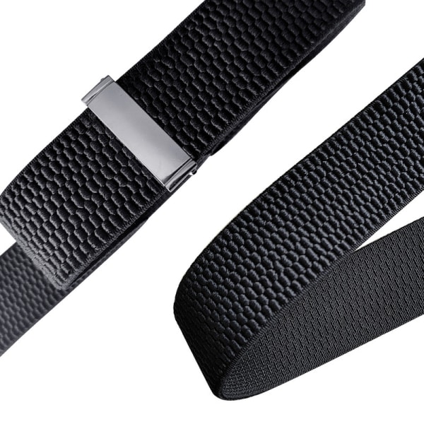 brede justerbare og fleksible X Style-stropper for menn black