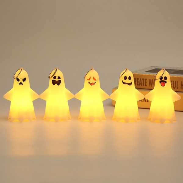 st Halloween GSLHOst elektroninen lamppu, akkukäyttöinen LED små ljSLUS för Halloween hemSLINrednSLINgspresenter