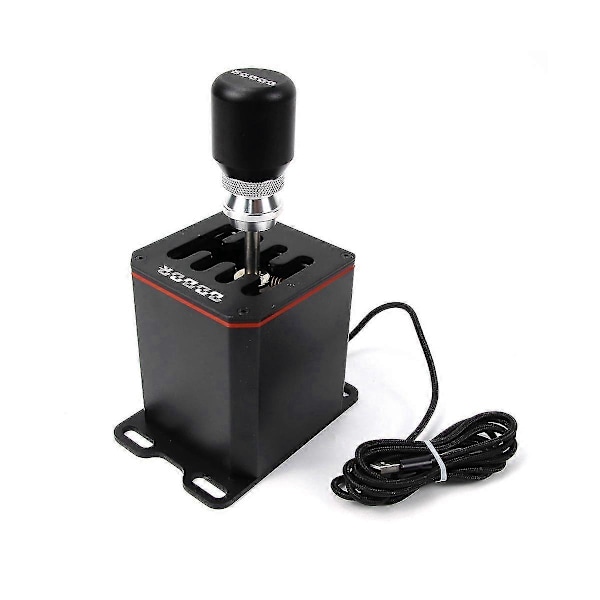 H-vaihdekeppi Logitech G29 G25 G27 G920 -malleille, Thrustmaster T300RS/GT PC USB -liitännällä simulaatiopelikäyttöön, joululahja [HONGDE]