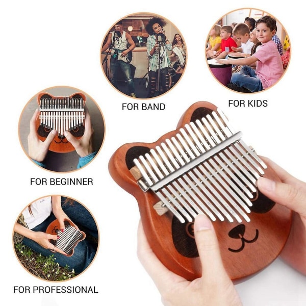 17 tangenter Finger Klaver For Kid Voksen Instrumenter Ugle