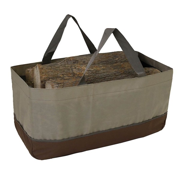 Ved stock Carrier Stor vedpåse Wax Canvas Carrier Tote