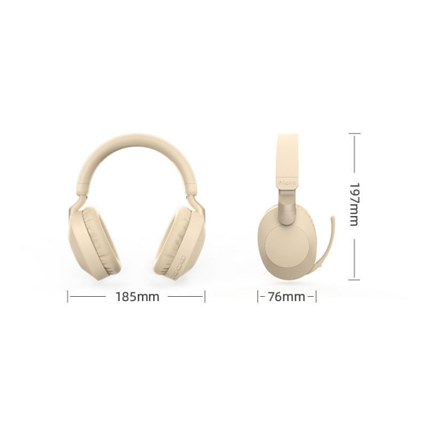 Vikbart trådlöst Bluetooth-headset, e-sportheadset för kraftig basspel Green