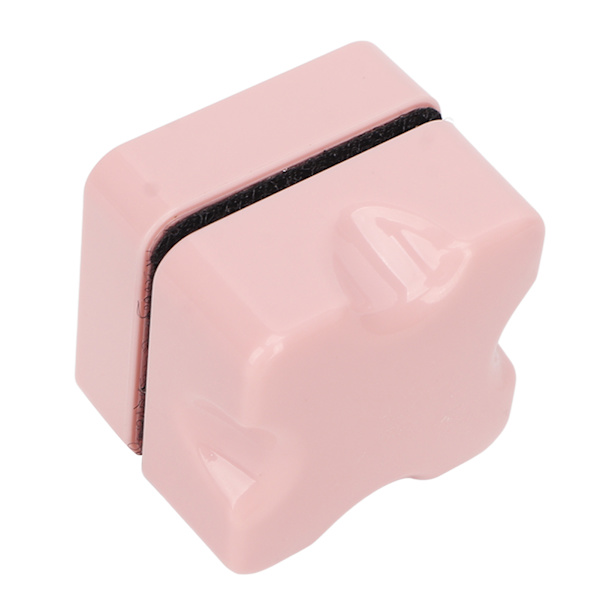 Magnetisk akvarieglasrengörare Algskrapa Vattentät liten magnetisk borste för akvarium Rosa