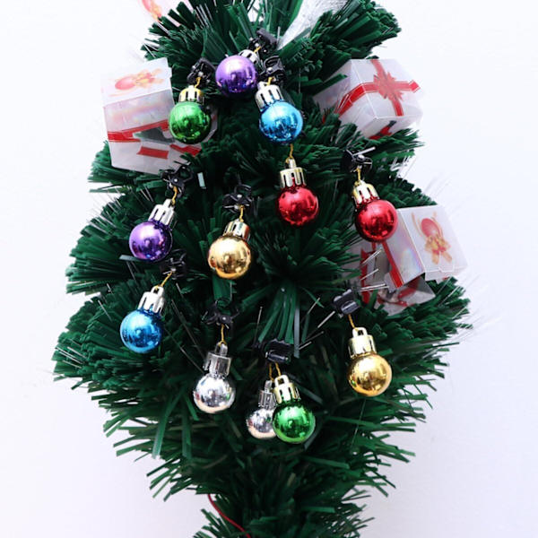 Bart ornament, jul skjegg klokke ansikt hårpynt julenisse skjegg klips for menn (12 stk)