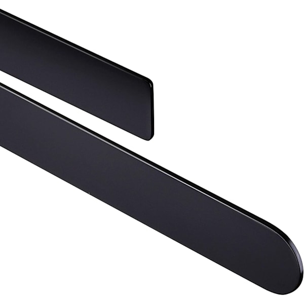 Sort Håndklædeholder Rustfrit Stål Klæbende Håndklædeholder, 37cm