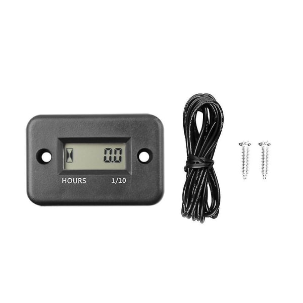 Digital timerteller LCD-skjerm Varvtallteller Gnistmotor Timer