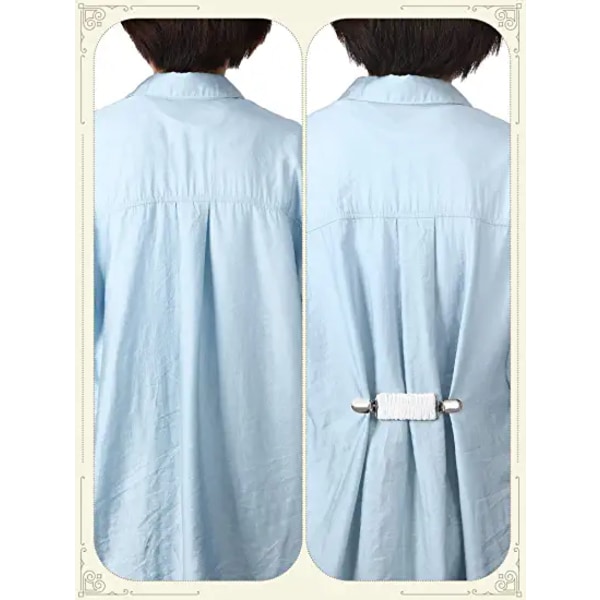 3-pack monterad klänning bältesklämma Sjalklämma (11,5*3,1 cm)