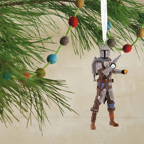 Samleobjekt Star Wars-pynt – The Mandalorian & Jet Pack-design