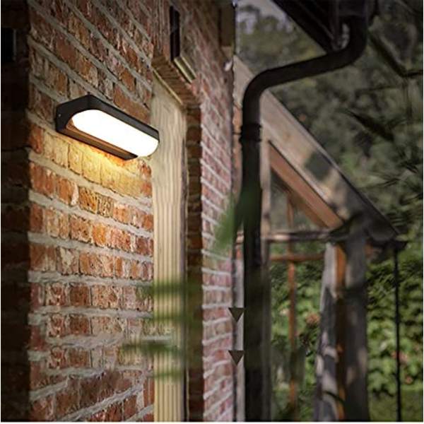 20W LED-ulkoseinävalaisin, vedenpitävä, 26,2 x 9,8 x 5,9 cm, A