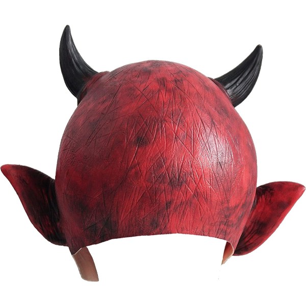 CreepyParty Halloween Mask Devil Evil Latex Helhuvud Realistiska Masker Demon Skr?mmande Fancy Dress f?r Carnival Kostym F?delsedagsfest