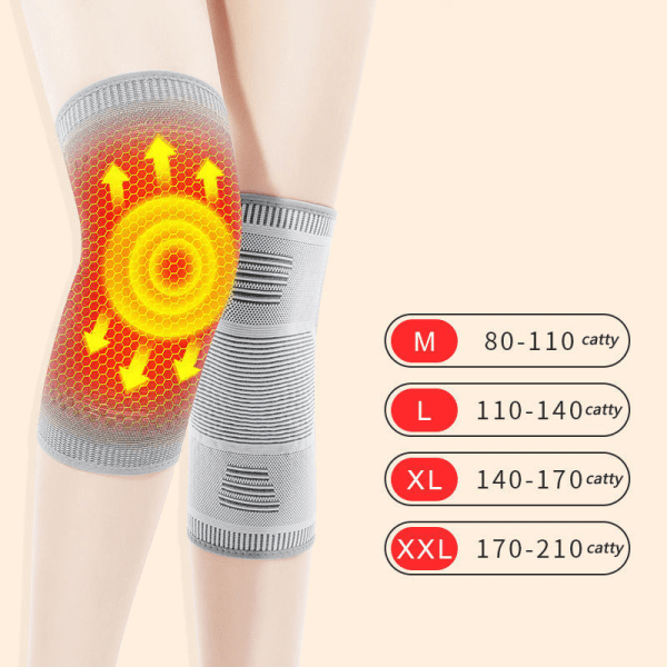 Pair of graphene knee pads, warm, single-sided heating, XL