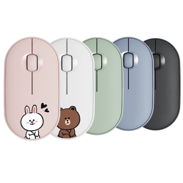 Bluetooth-mus Ultratynn Mini Silent Wireless Mouse-Rabbit