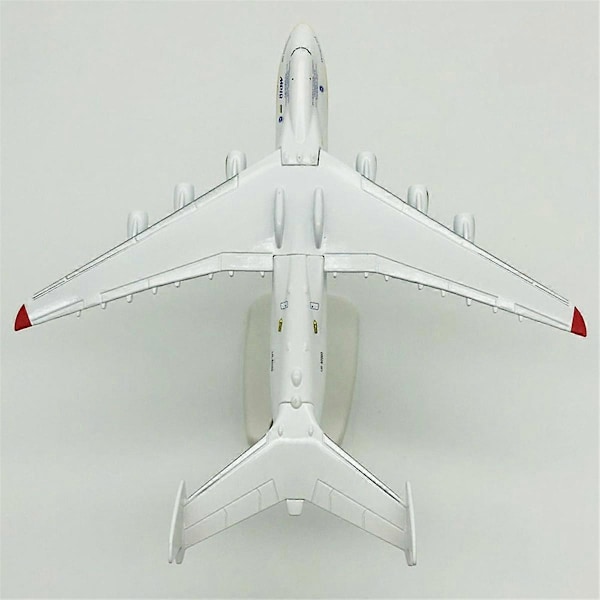 Metall Legering Antonov An-225 Mriya Flygplansmodell 1/400 Skala Replika Modell Flygplan Leksak för Samling