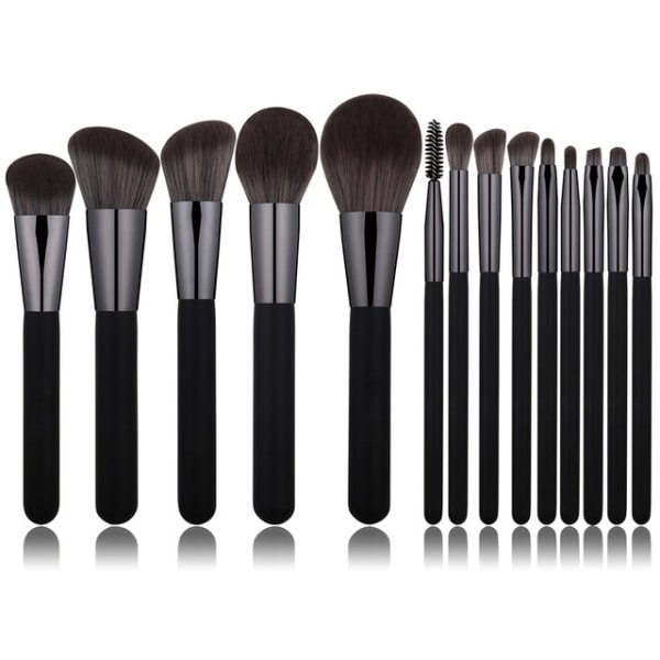 14-delt sminkebørste sæt - Professionelle makeupbørster