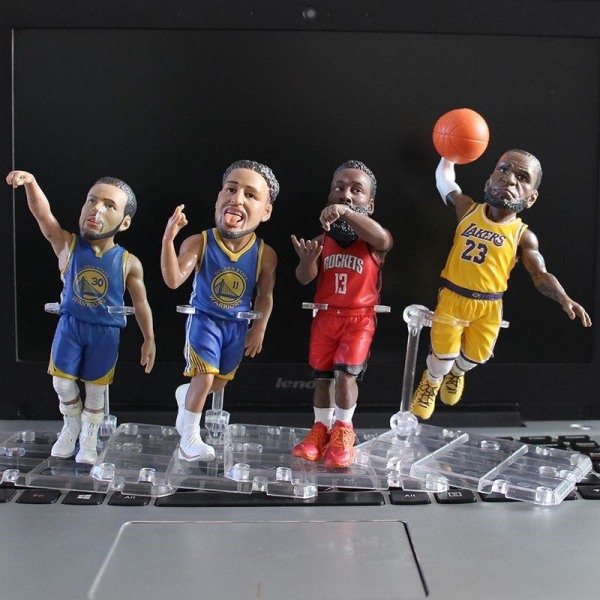 NBA basket superstar handgjorda Q version docka docka handgjorda modell dekoration LeBron James
