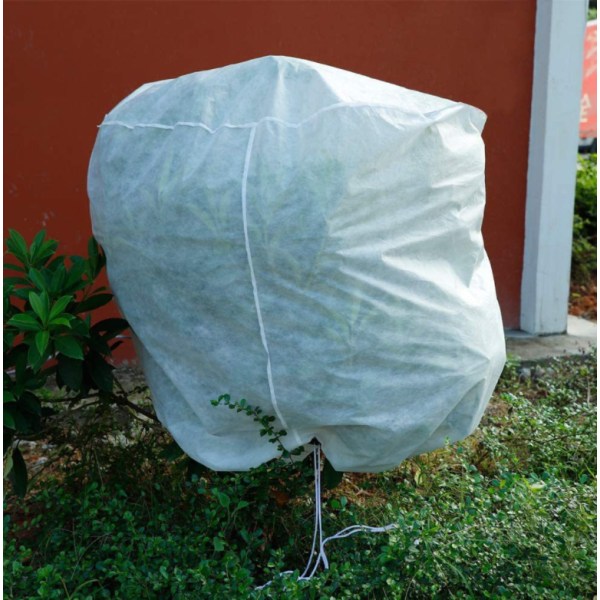 100X100 cm, växt cover, palmträd cover (vit)