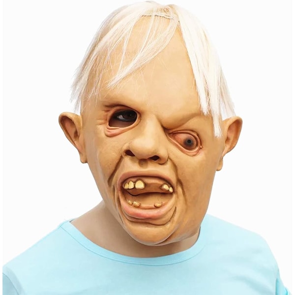 HAORONG Sloth Latex Mask Deluxe Goonies Halloween Fancy Dress Kostym 1980-talet 80-talet