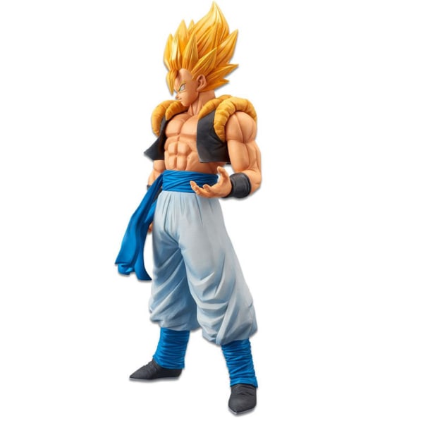 Dragon Ball Super Stor Goku Vegeta Gult hår Gogeta Håndkjørt modell Ornament