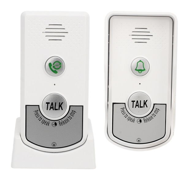 Trådløse Intercom Dørklokker 1000m Avstand Utmerket Chip Hvit Stemme Intercom Dørklokker for Hjem Hoteller Villaer Fabrikker