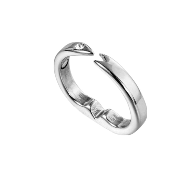 Magnetisk ring bantning anti-snarkning ring, silver
