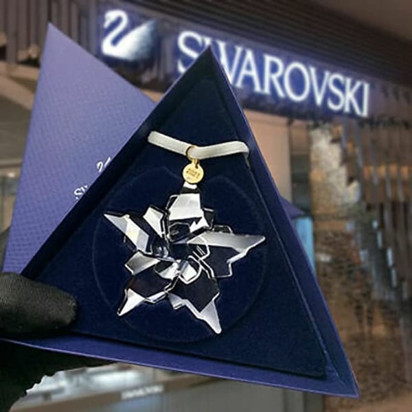 SWAROVSKI 2021 Vuoden Rajoitetun Erän Koriste, Kirkkaat Kristallit