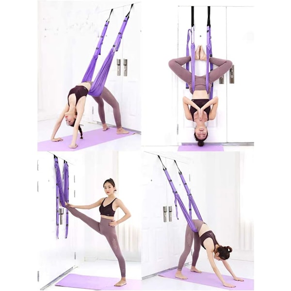 Aerial Yoga Rep Stretch The Leg Splits Practic Elastic Stretch