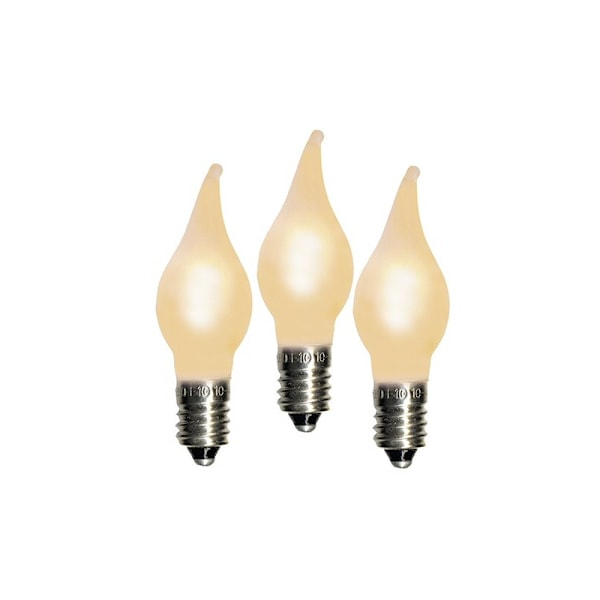 Jul-Advent-Ljusstake-Lampor. LED E10 3V 0.06W FROST