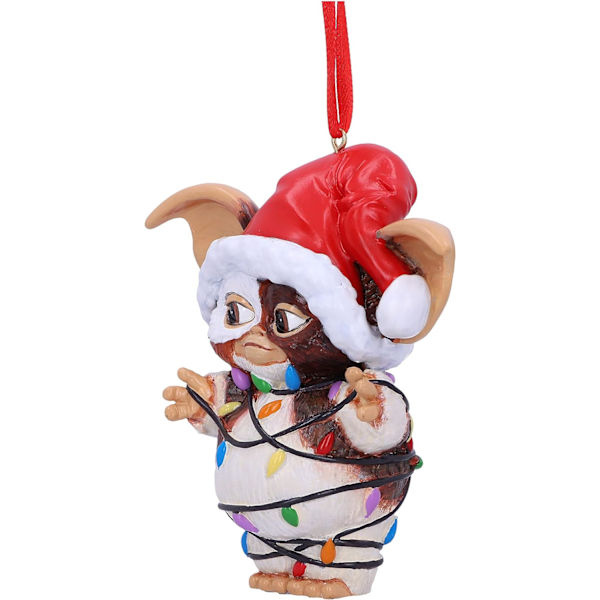 Gremlins Gizmo i ljusslinga hängande festlig dekorativ prydnad, röd