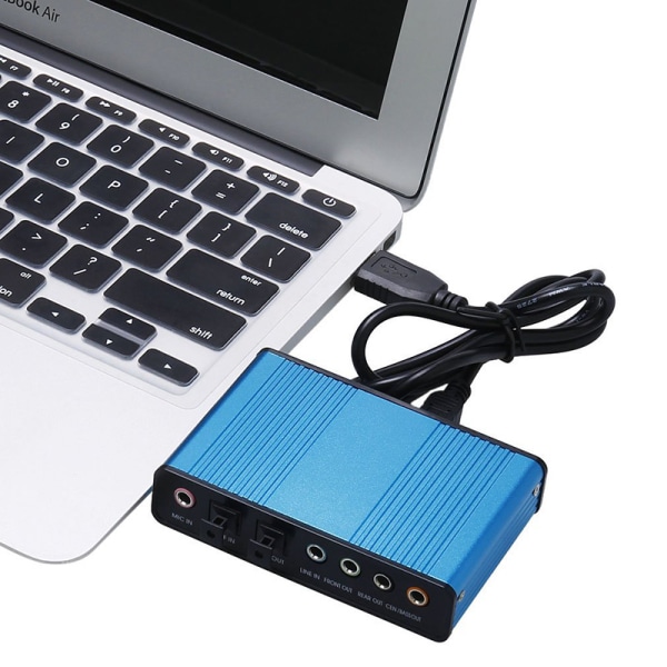 USB optisk lydkort 5.1 7.1 optisk lydkortadapter（1 stk.）