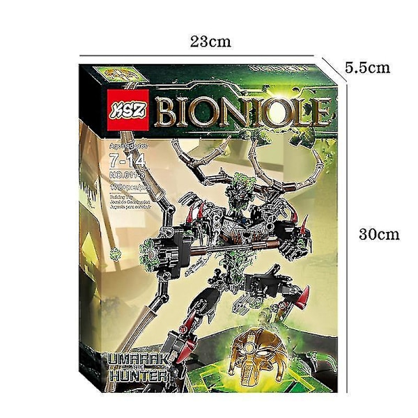 Bionicle Umarak Hunter Actionfigurer Byggklossar Robotleksaker för Barn Julklapp Kompatibel 7
