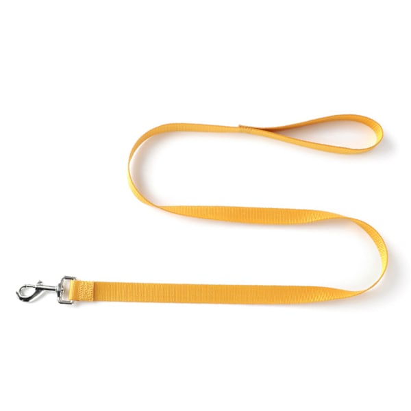 Dog Leash Portable Multi-functional Lightweight Nylon Outdoor Dog Leash 9.8ft Yellow